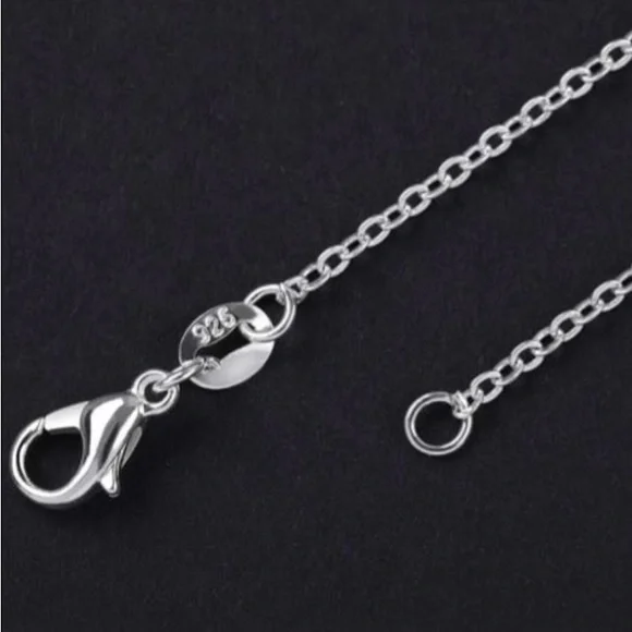 🔥Sale!🔥NEW 925 Silver Plated Rolo Cable Chain Link 18” Necklace - Picture 4 of 7